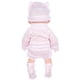 thumbnail image 2 of Reborn Baby Doll vinilo niño con grandes ojos sombrero realista bebé juguete niños regalo, 2 of 6