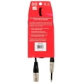 thumbnail image 4 of 2 Hosa HSX-005 5 Foot Rean 1/4" TRS To XLR 3 Pin Male Speaker Cables, 4 of 4