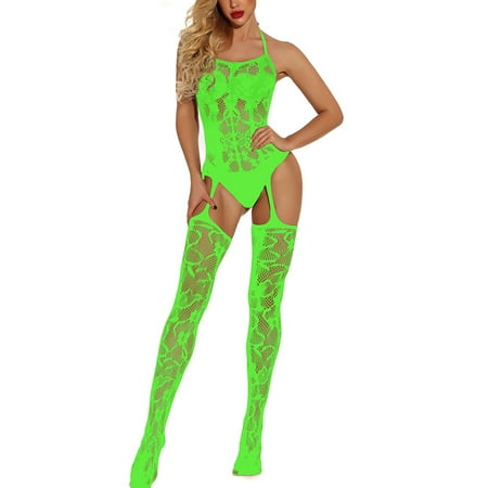 

Simplmasygenix Women s Lingerie Lace Sexy Clearance Women Fashion Sexy Underwear Uniform Temptation Mesh Nightwear Bodysuit