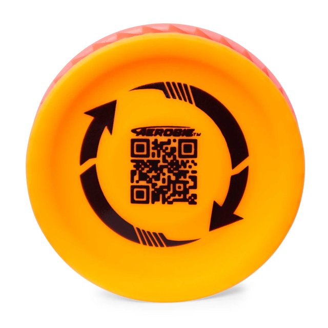 Aerobie Pro Lite Mini Flying Disc, Plastic Catch Disc with High Glide Rating, Orange/Red