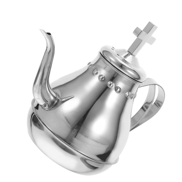 BRIGHTFUFU Infuser Coffee Pot Vintage Style Metal Water Kettle for Pastors 1Pack
