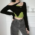 thumbnail image 4 of Jinsinto Crop Top pour Femmes, Y2k m, 4 of 5