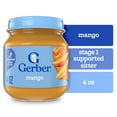 thumbnail image 3 of (3 pack) Gerber 1st Foods Natural for Baby Baby Food, Mango, 4 oz Jar, 3 of 16