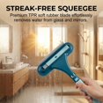 thumbnail image 6 of Window Screen Cleaning Brush,2 in 1 Window Screen Cleaner Tool with Squeegee,Mesh Screen Cleaner,Multi-Purpose Cleaning Brush for Patio, Door, Porch Screens (Blue), 6 of 9