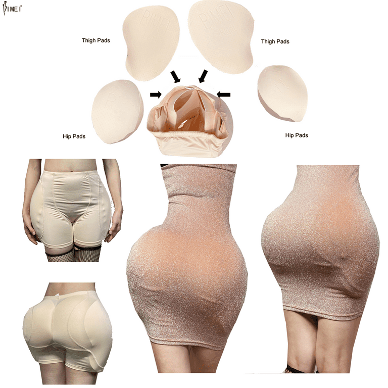1 Pair Women Men Buttocks Enhancers Silicone Fake Butt Hip Pads