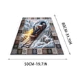 thumbnail image 2 of Christmas Area Rug 3D Visual Effect Printed Rectangular Floor Mat for Living Room Indoor Holiday Decoration, 2 of 7