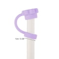 thumbnail image 2 of Unique Bargains 2 Set Dust-Proof 40oz Straw Cover Light Purple Silicone, 2 of 5