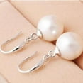 thumbnail image 3 of Naked IOBI Pearl Drill Earrings in Three Sizes, 3 of 4