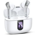 thumbnail image 1 of Écouteurs Bluetooth VEATOOL, Lecture 65 H, Affichage de l'Alimentation à DEL, Écouteurs avec Étui de Recharge Sans Fil, Étanchéité IPX7, 1 of 8