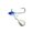 Blue, variant on 7g Jig Head Hook with Spinner Blade Soft Bait Weighted Fishing Hook Fish Head Lead Hook Lure Accessory for Freshwater