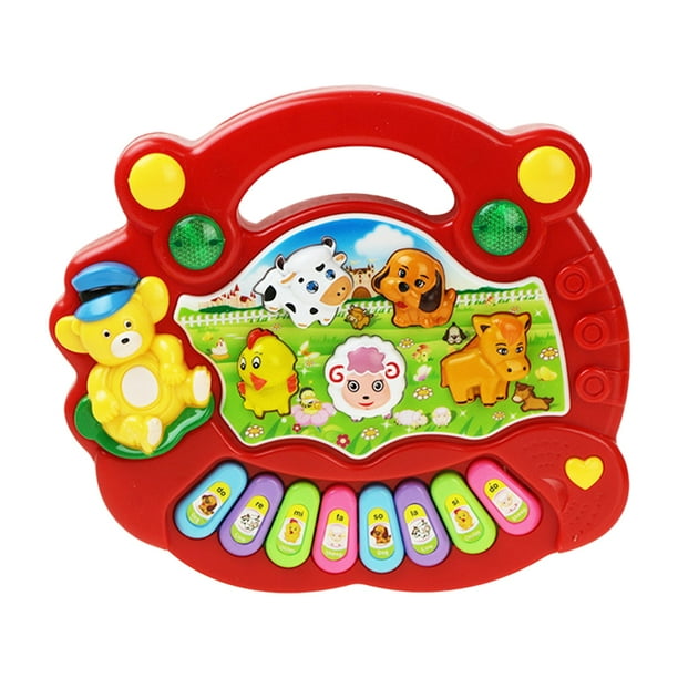 Educativos para Bebés Granja Órganos Electrónicos (rojo)
