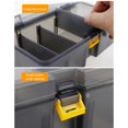 thumbnail image 4 of Toystoory Caja de aparejos de pesca, cajas de almacenamiento con tapa de una sola hebilla, engrosada, multiusos, pieza extraíble, accesorio de Pescar, 4 of 6