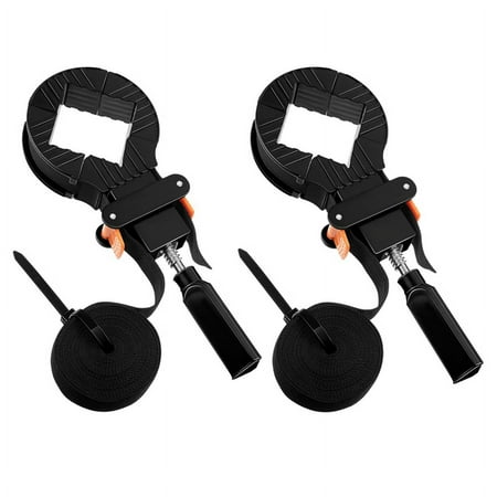

2Packs Strap Clamp for Woodworking Quick Release Band Clamps Belt Clamps Adjustable Picture Frame Clamp Tool