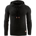 thumbnail image 1 of Xishao Sudadera con Capucha para Hombre, con Estampado Degradado, Ropa Deportiva para Diario, Básica, Informal, De Gran Tamaño, Gris Y Blanco Black C 5XL Black C 5XL Xishao ropa, 1 of 2