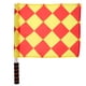 thumbnail image 1 of Bandera de árbitro de fútbol con mango ergonómico, bandera de árbitro de fútbol, bandera de señales para partidos de fútbol deportivos, para competición y entrenamiento, 1 of 7