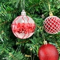 thumbnail image 5 of 24 piezas/caja de bolas de colores navideñas de 6 cm, de plástico galvanizado, para colgar en el árbol de Navidad, decorativas, 5 of 5