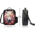 thumbnail image 4 of Insulated Lunch Bag, Reusable Portable Lunch Box With Shoulder Strap, Wolf Lunch Bag, Funny Cute Bento Lunchbox Cooler Thermal Meal Tote Kit, 4 of 6