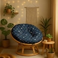 thumbnail image 2 of Replacement Papasan Cushion Cover 55 Inch - Waterproof, Tear-Resistant & Stylish - Fits Large Papasan Chair - Floral Pattern, 2 of 7