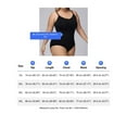 thumbnail image 4 of Shapewear Leotard Seamless Solid Colours Elegant Seamless Leotard for Women Soft Highly Supportive Tummy Control Streamlined Slimming Design Machine washable BALCK-1XL, 4 of 4