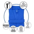 thumbnail image 4 of Bata de Baño TexBen Unisex Microfibra Azul Rey, 4 of 4