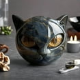 thumbnail image 4 of Luxury Black Cat Sculpture,Elegant Home Décor & Gift-Ready Art Piece, Cats Figurine Decoration, 4 of 6