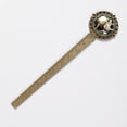 thumbnail image 2 of Rhinoceros Book Marks: Lace Bookmark in Antique Bronze - the Accessory for Book Lovers, 2 of 5