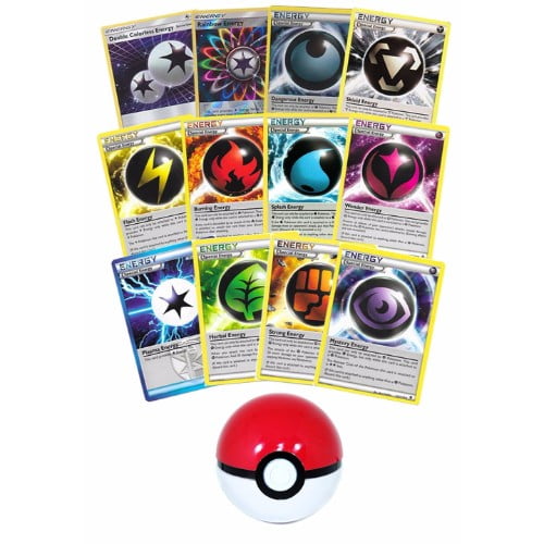30 Pokemon Cards Special Energy Non Basic Pack with Pokeball Walmart