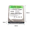 thumbnail image 2 of Disco duro interno HDD 80GB 2.5 pulgadas SATA III 5400 RPM Disco duro para computadora portátil, 2 of 5