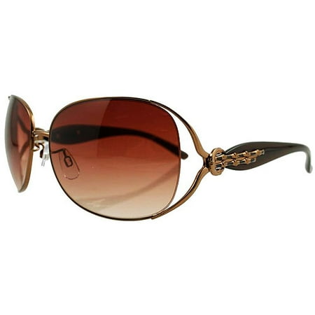 DNA Women's Sunglasses, Brown Frame with Brown Lenses