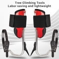 thumbnail image 3 of Espigas Trepadoras De árboles, Equipo De Trepadora De árbol Ajustable Con Tiras De Cuero De Cuero De Vaca Y Pedal Sin Deslizamiento, Espuelas De Escalada De Acero De aleación, 3 of 7