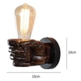 thumbnail image 4 of Lámpara de pared Vintage Industrial lámpara de pared de hierro forjado Steampunk antigua lámpara de E27 Base Retro lámpara de tejado decoración Mano Colco lámpara de pared de la vendimia, 4 of 6