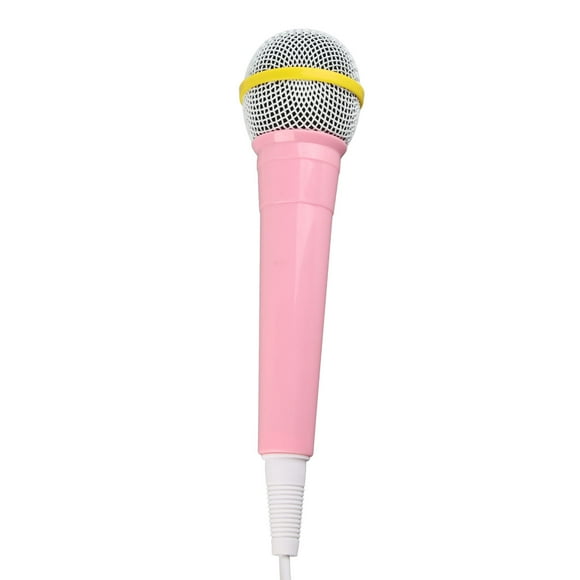 Microphone Filaire pour Enfants, Prise 3,5 mm Faible Distorsion Jouet Musical Portable pour Enfants Chantant, avec Son Clair pour Performance de Karaoké en Famille