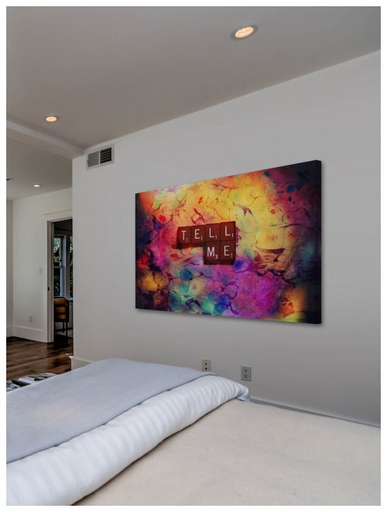 Marmont Hill "Tell Me" Sylvia Cook Painting Print on Canvas