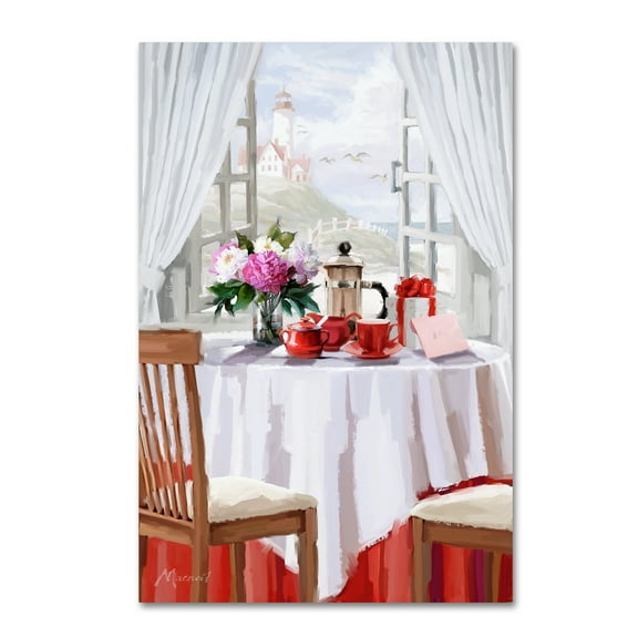 Trademark Fine Art 'Coffee Shop' Canvas Art by The Macneil Studio