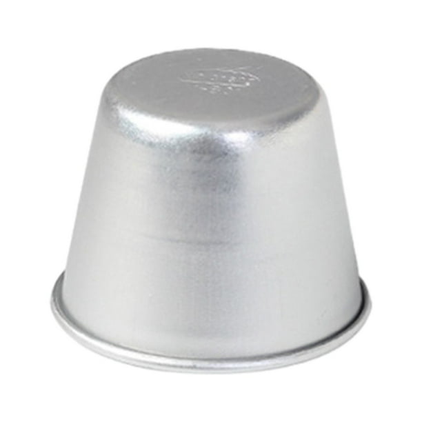 Billuyoard Moldes asequibles y ecológicos de acero inoxidable, 8 Uds., para taza para hornear, molde para hornear sostenible Herramientas y accesorios para hornear M-B01
