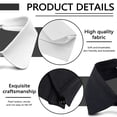 thumbnail image 2 of 8 Pieces 2 Styles Faux Collar Women, False Lapel Detachable Collar Pointed & Round, Neckline Shirt Fake Collars for Dresses Vest Blouse Skirt Half Sweater (Black & White), 2 of 7