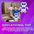 thumbnail image 2 of Robot para caminar Dancing Robot Toysery para niños con luces LED, 2 of 7