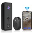 thumbnail image 1 of JUNWELL Video Doorbell Camera Wireless with Chime Ringer Battery Powered Smart AI PIR Human Detection IP65 Waterproof 2.4G WiFi 2-Way Audio Night Viewing Cloud Storage Front Door Camera I, 1 of 8
