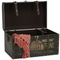 thumbnail image 4 of Household Essentials 22" TOTTY Vintage Storage Trunk, Green and Black, 4 of 11
