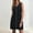 Black, variant on Omen's Casual Solid Color Sleeveless Straight Denim Dress With Button Down Pockets plus Size for Women with Lace Dress Formal Occasion Dress plus Size Maxi Dresses for Women Petite plus Size Dresses