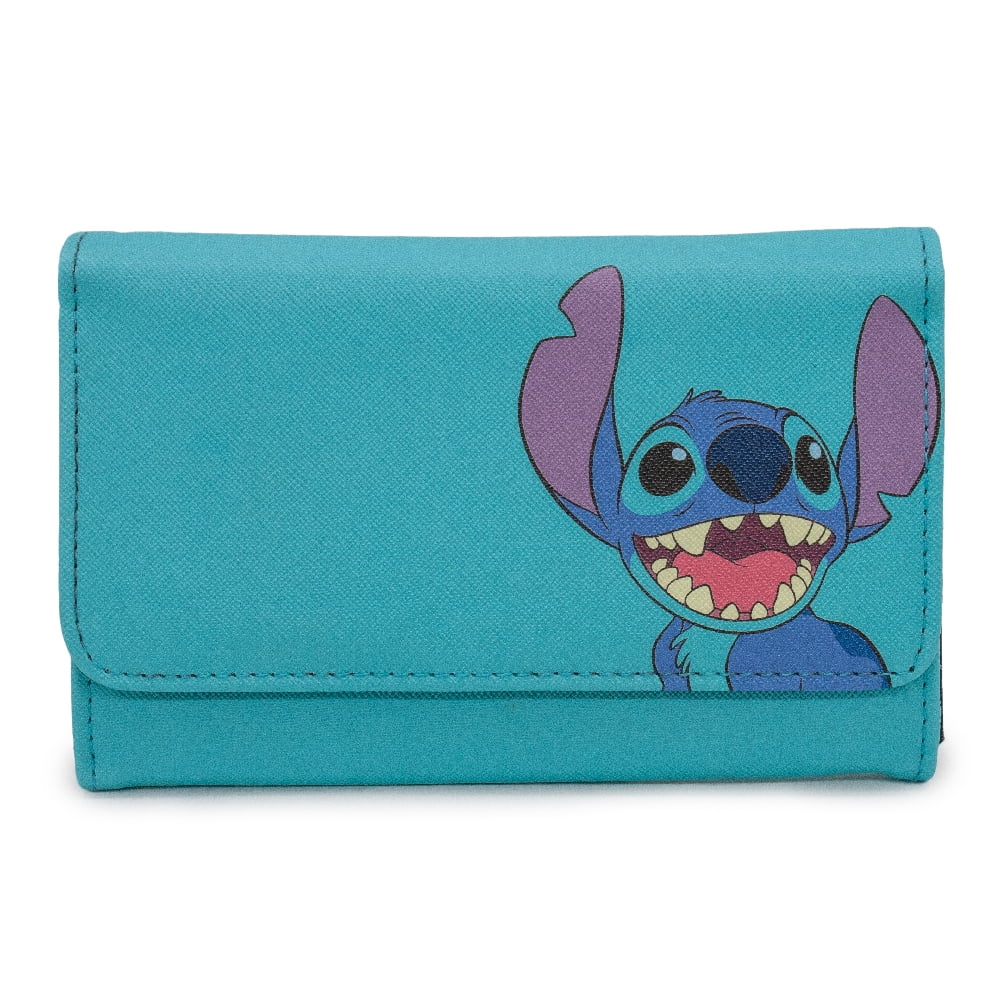 Disney Parks Stitch Zip-Around Wallet By Loungefly & Coin Purse Keychain Set Disney Parks Stitch Zip-Around Wallet By Loungefly & Coin Purse Keychain Set