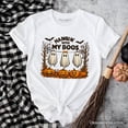 thumbnail image 6 of Hanging with My Boos Ghost T-Shirt, Funny Halloween Spooky Season Tee, 6 of 6