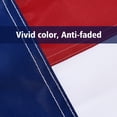 thumbnail image 5 of American Flags 3x5 Strongest Longest Lasting Embroidered Stars Heavy Duty Durable Polyester US Flags for Outdoors Vivid Color, Sewn Stripes, Brass Grommets, 5 of 8
