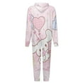 thumbnail image 5 of Cinnamoroll Unisex Onesie Pajamas Zipper Jumpsuit Hooded One Piece Sleepwear for Family Mens Womens, 5 of 7