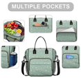 thumbnail image 2 of Pioneer Flower Floral Print Pattern Womens Lunch Box for Work,Insulated Large Lunch Bag,Leakproof Adult Lunch Bag for Work,Beach,Travel,Picnic,Camping, 2 of 6