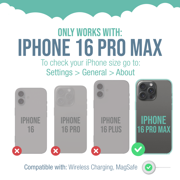 Smartish® iPhone 16 Pro Max Protective Magnetic Case - Gripzilla Compatible with MagSafe [Rugged + Tough] Heavy Duty Armor Cover Drop Tested Protection for Apple iPhone 16 Pro Max - Wildflower Fields