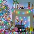 thumbnail image 3 of 40 LED Connectable Indoor Globes String Lights 20ft Indoor Colorful Frosted Globes String Lights with Remote Control 8 Patterns Easter String Lights, 3 of 6