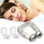 Silicone Magnetic Anti Snore Stop Snoring Nose Clip Sleeping Aid Apnea Guard 2 PCS VeniCare