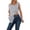 czb# Light Gray363, variant on Women Post Surgery Shirts Solid Color Button Side High Split Sleeveless Crewneck Breathable Lightweight Stretchy Casual Loose Fit Oversized Stylish Tank Tops,Light Gray,M