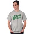 thumbnail image 4 of Vegan Peace Love Hippie Herbivore Plus Size Crewneck Graphic Tee Shirt Brisco Brands 3X, 4 of 5